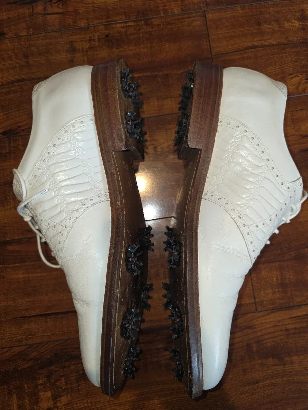 FootJoy 1857 White Leather Golf Shoes